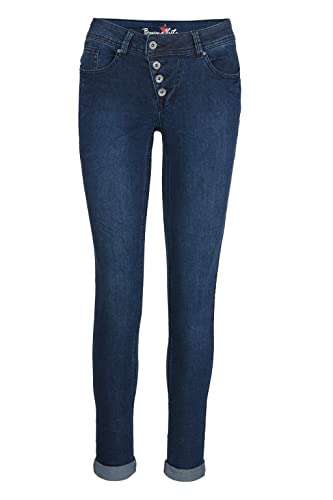 Buena Vista Damenjeans Malibu Stretch Denim (as3, Alpha, x_s, x_l, Regular, Regular, Dark Stone, L) von Buena Vista