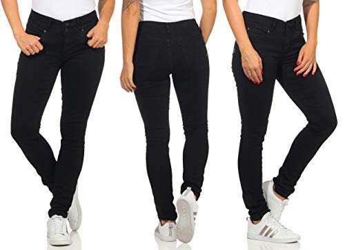 Buena Vista Damenjeans Tummyless Stretch Twill Jeanshose Trousers Pants Skinny Schwarz XS von Buena Vista