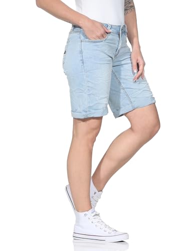 Buena Vista Italy Short - Stretch Denim - Bleached Denim - Größe XL von Buena Vista