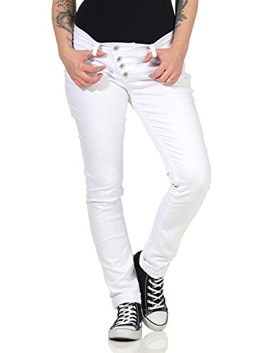 Buena Vista Jeans Damen - Malibu - Stretch Twill - White - weiß - Gr. XXS von Buena Vista