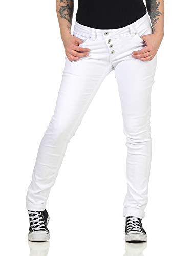 Buena Vista Jeans Hosen Damen Malibu Jeans Damen Malibu - White - weiß - Gr. S von Buena Vista