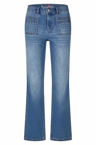 Buena Vista Jeans Stella-Zip Straight Stretch Denim in Blau, Größe M Buena Vista Jeans Stella-Zip Straight Stretch Denim in Blau, Größe M von Buena Vista