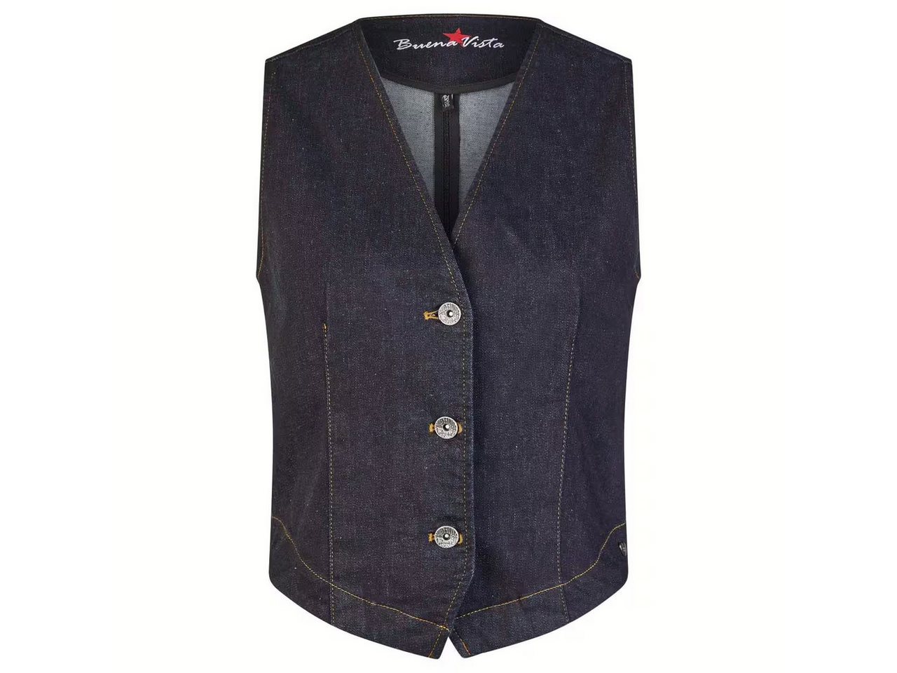 Buena Vista Kurzweste – Damen Jeansweste – ärmellose Stretch Denim Weste &ndash von Buena Vista