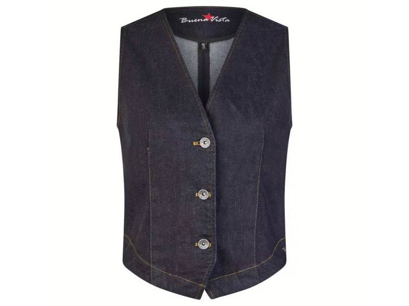 Buena Vista Kurzweste – Damen Jeansweste – ärmellose Stretch Denim Weste &ndash von Buena Vista