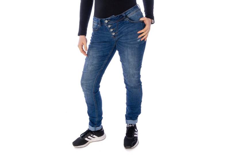 Buena Vista Regular-fit-Jeans Hose Buena Vista Malibu stretch denim, G XS, F roughed indigo von Buena Vista
