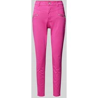 Buena Vista Skinny Fit Hose mit verkürztem Schnitt Modell 'Florida' in Pink, Größe M von Buena Vista