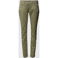 Buena Vista Slim Fit Hose im 5-Pocket-Design Modell 'Malibu' in Schilf, Größe L von Buena Vista