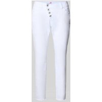 Buena Vista Slim Fit Hose mit verkürztem Schnitt Modell 'MALIBU' in Weiss, Größe M von Buena Vista