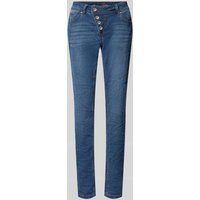 Buena Vista Slim Fit Jeans in Crincle-Optik Modell 'Malibu' in Blau, Größe XS Buena Vista Slim Fit Jeans in Crincle-Optik Modell 'Malibu' in Blau, Größe XS von Buena Vista