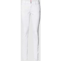 Buena Vista Slim Fit Jeans mit Stretch-Anteil Modell 'Italy' in Weiss, Größe XS von Buena Vista