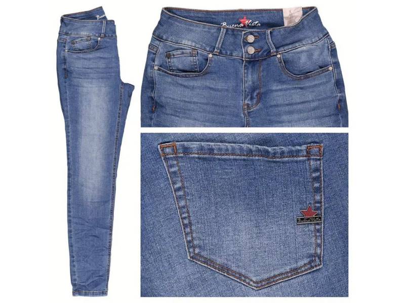 Buena Vista Slim-fit-Jeans – Damen Skinny Jeans – High Waist Cropped Denim – Figurformend von Buena Vista