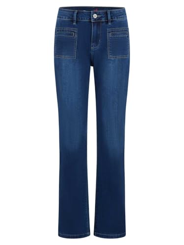Buena Vista Stella Zip Straight Stretch Denim Dark Blue 2410-B5900 (DE/NL/SE/PL, Alphanumerisch, XS, Regular, Regular, Dark Used Blue) von Buena Vista