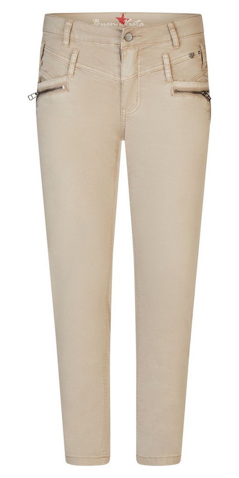 Buena Vista Stoffhose – 7/8 Slim Fit Hose mit Reißverschlussdetails von Buena Vista