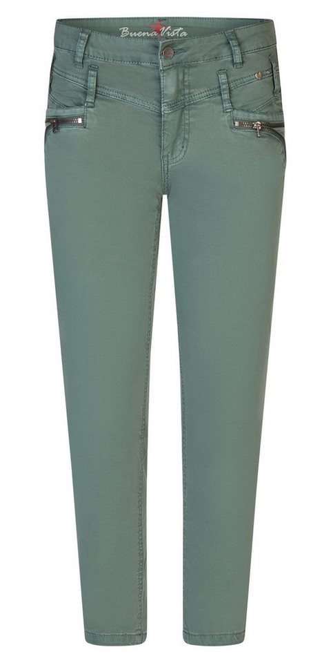 Buena Vista Stoffhose – 7/8 Slim Fit Hose mit Reißverschlussdetails von Buena Vista
