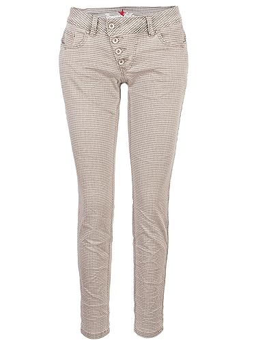 Buena Vista Stoffhose Malibu Cropped Stretch Twill in Beige, Größe S von Buena Vista