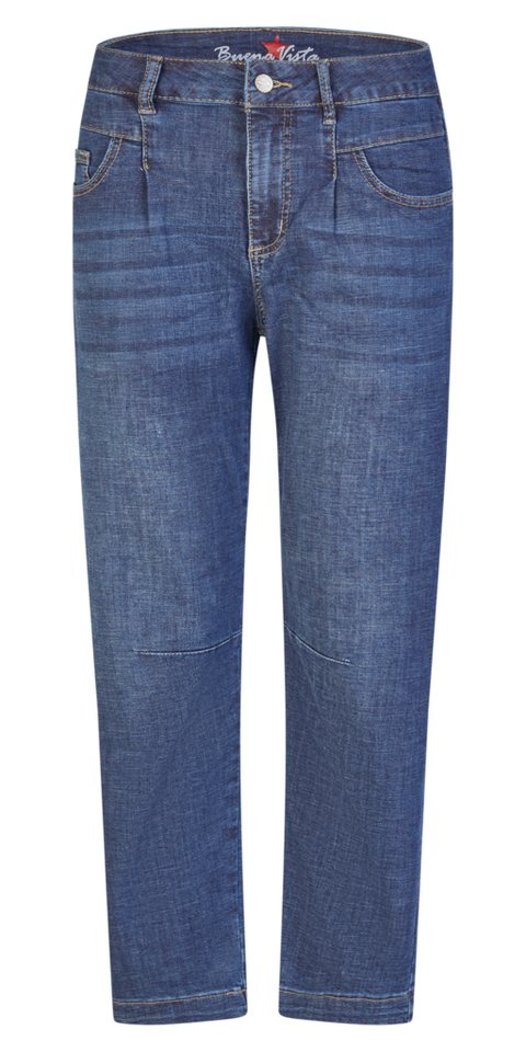 Buena Vista Stretch-Jeans BUENA VISTA BARREL-F blue stone 2508 B5944 347.8164 - Cross Denim von Buena Vista