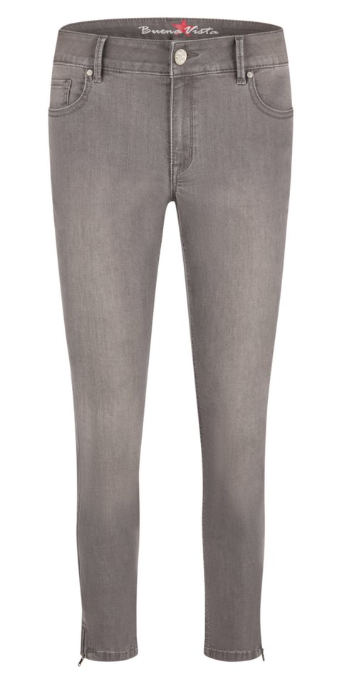 Buena Vista Stretch-Jeans BUENA VISTA ITALY V 7/8 grey denim 2507 B5311 694.4777 - Stretch Denim von Buena Vista