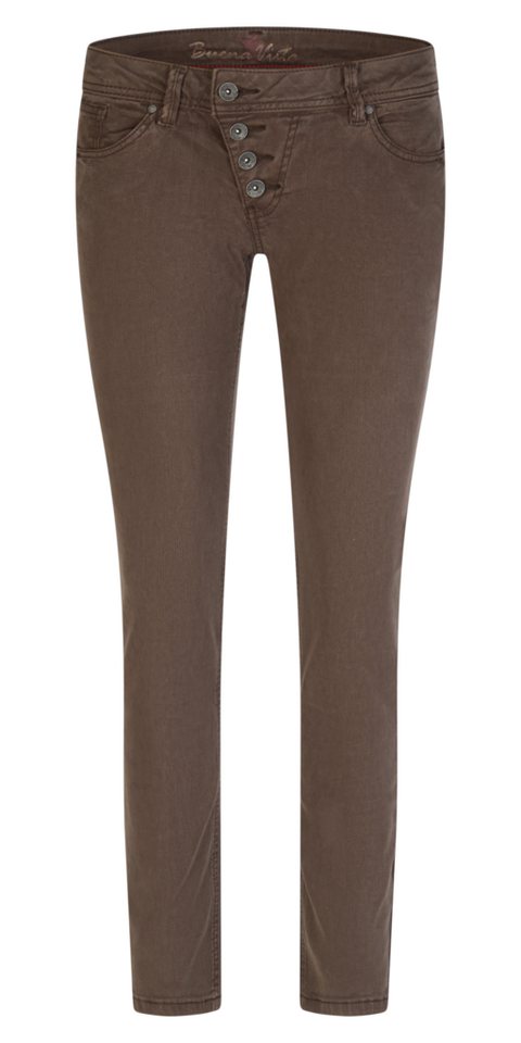 Buena Vista Stretch-Jeans BUENA VISTA MALIBU CROPPED choco 2509 B5826 4212.6970 - Jacquard Twil von Buena Vista