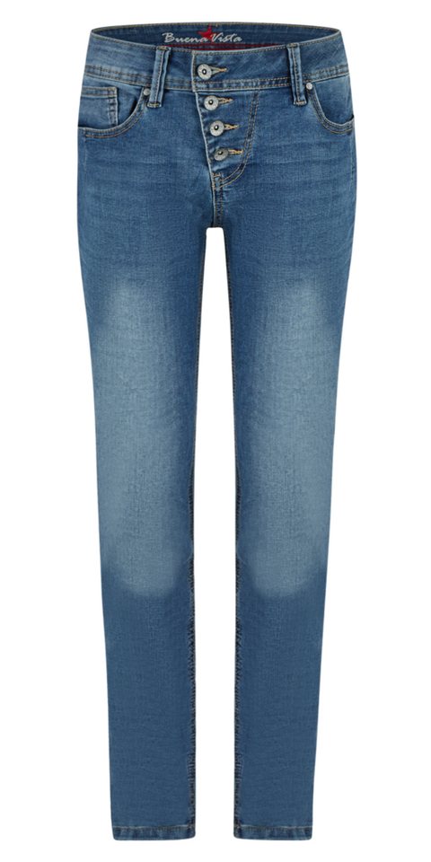 Buena Vista Stretch-Jeans BUENA VISTA MALIBU CROPPED moon denim 2511 B5826 410.9967 - Stretch von Buena Vista