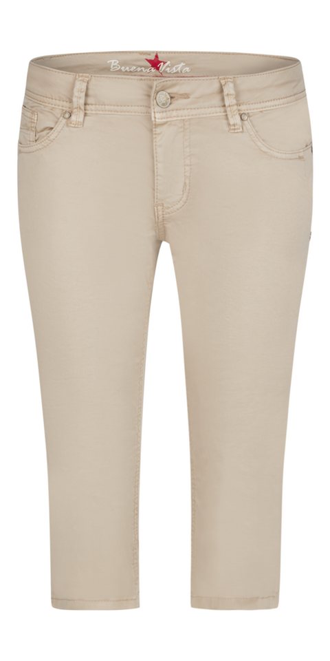 Buena Vista Stretch-Jeans BUENA VISTA MALIBU-ZIP CAPRI kit 888 B5935 4003.8519 - Stretch Twill von Buena Vista