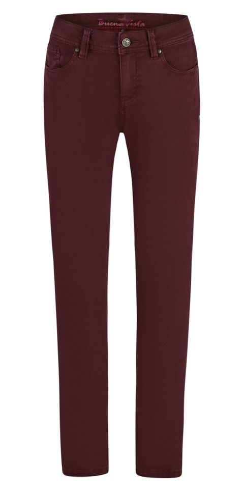 Buena Vista Stretch-Jeans BUENA VISTA MALIBU-ZIP HIGH CROPPED dark berry 2511 B5953 4141.4974 - von Buena Vista