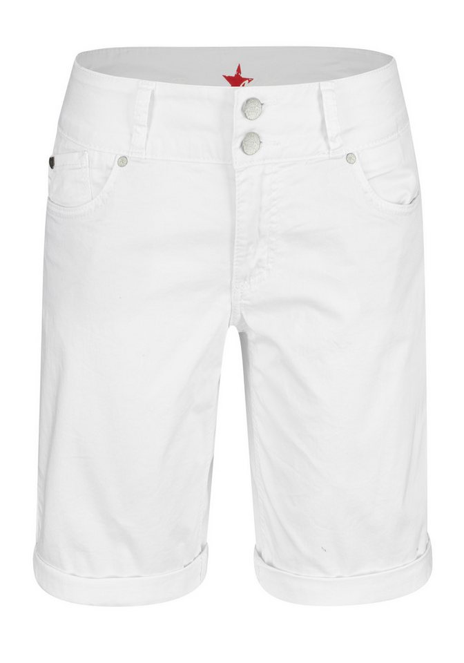 Buena Vista Stretch-Jeans BUENA VISTA TUMMYLESS SHORT white 888 B5777 4003.032 - Stretch Twill von Buena Vista