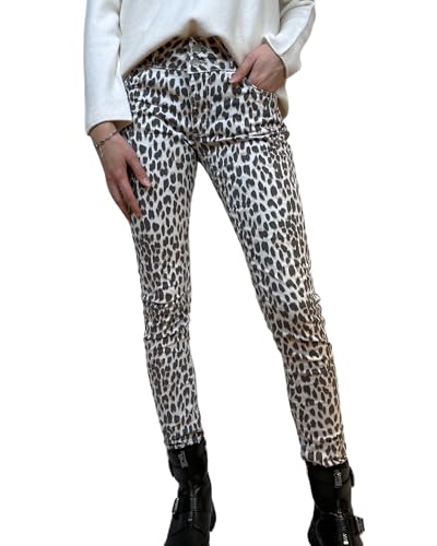 Buena Vista Tummyless Cropped Stretch Lyocell (DE/NL/SE/PL, Alphanumerisch, XS, Slim, Regular, Standard, 4596 Natural Leo) von Buena Vista