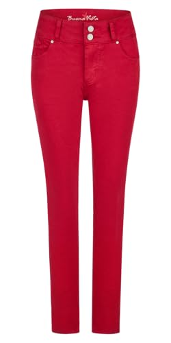 Buena Vista Tummyless Cropped Stretch Twill Hose in Kirsche (DE/NL/SE/PL, Alphanumerisch, XS, Regular, Regular, Rot) von Buena Vista