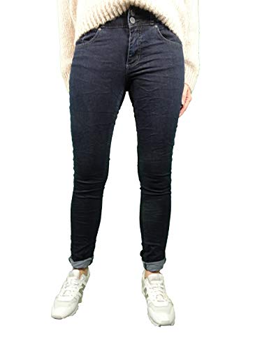 Buena Vista Tummyless Stretch Jeans | Schlankmachende Shaping Denim Hose | Figur formend für alle Größen | Lange Jeanshose raw Blue S von Buena Vista