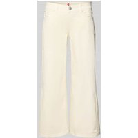Buena Vista Wide Leg Hose im 5-Pocket-Design Modell 'ITALY' in Offwhite, Größe XL von Buena Vista