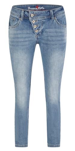 Buenavista Malibu 7/8 Straight Stretch Denim Cobalt Denim - L von Buena Vista