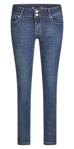 Buens Vista Tummyless Cross Damen Jeans Hose (DE/NL/SE/PL, Alphanumerisch, M, Regular, Regular, mid Stone) von Buena Vista