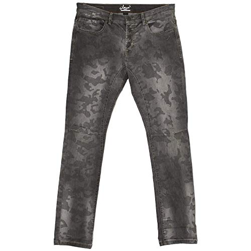 Javi by Buena Vista, Franco, Herren Herren Jeans Hose Stretchdenim Grey Camouflage XS Inch Ca. 30 [21479] von Buena Vista