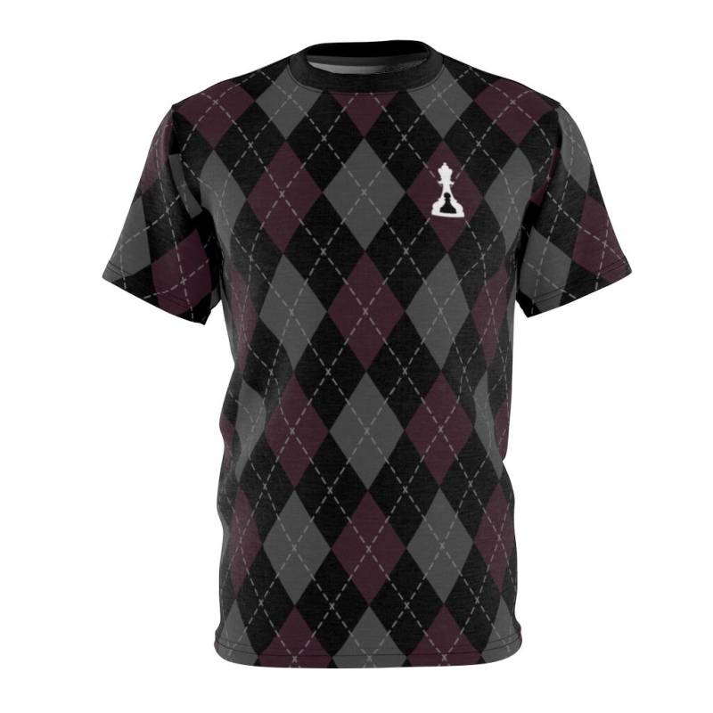 Argyle Schwarz Mit Lila Und Hellgrauem Kurzarm Shirt Tagless | Buenos New Chess Argyle Schwarz Mit Lila Und Hellgrauem Kurzarm Shirt Tagless | Buenos New Chess von BuenosNewChess