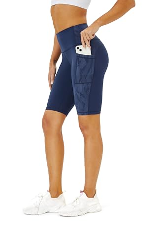 Buepeara Damen Yoga Leggings mit Taschen, High Waist Sporthose Tights Laufhose Fitnesshose Yogahose 3336-05 XXL von Buepeara