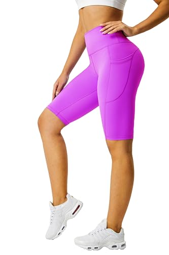 Buepeara Shorts Leggings Damen Fünf Hosen mit Innentasche Hohe Taille Yoga Kurze für Gym Sport Laufhose mit Taschen Rosa S-M Buepeara Shorts Leggings Damen Fünf Hosen mit Innentasche Hohe Taille Yoga Kurze für Gym Sport Laufhose mit Taschen Rosa S-M von Buepeara