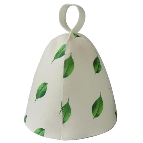 2 Stück Sauna Hut, Sauna Mütze, Filzkappe Mütze Filz-Saunahut,Hut Kappe Für Sauna, Sauna Zubehör Kopfbedeckung Für Damen & Herren Kopfschutz von Buerfu