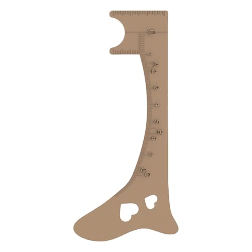 Buerfu Augenbrauenlineal – Silikon-Augenbrauen-Mapping-Vorlage, Make-up-Anleitungswerkzeug, Augenbrauenpositionierungslineal, professionelles Augen-Make-up-Werkzeug für Damen, Mädchen, Anfänger von Buerfu