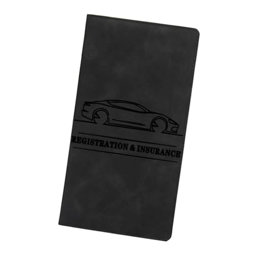 Buerfu Auto-Dokumentenhalter für Karten | Dokumentenpapier-Kartenhalter | PU-Leder-Brieftaschen-Etui Organizer für Führerschein, Schlüssel, Visitenkarte, Quittung, Schwarz , Refer to description, Buerfu Auto-Dokumentenhalter für Karten | Dokumentenpapier-Kartenhalter | PU-Leder-Brieftaschen-Etui Organizer für Führerschein, Schlüssel, Visitenkarte, Quittung, Schwarz , Refer to description, von Buerfu