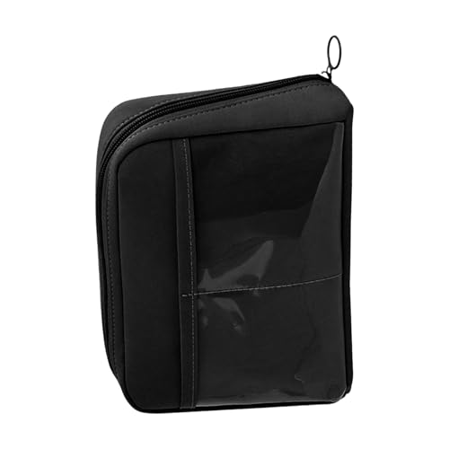 Buerfu Cartoon-Federmäppchen, hohe Kapazität, Federmäppchen mit 12 Fächern, praktische, große Aufbewahrungstasche, stilvolle tragbare Kosmetiktasche für Reisen, Stifte, Schwarz , Refer to description, Buerfu Cartoon-Federmäppchen, hohe Kapazität, Federmäppchen mit 12 Fächern, praktische, große Aufbewahrungstasche, stilvolle tragbare Kosmetiktasche für Reisen, Stifte, Schwarz , Refer to description, von Buerfu