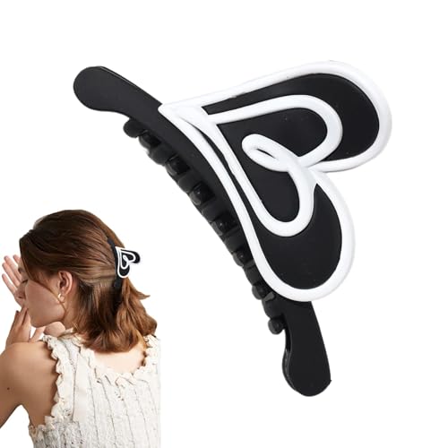 Buerfu Haarklammer, Pferdeschwanz-Clip für Damen - Fester Pferdeschwanzhalter für Damen,Haarschmuck mit glatten Oberflächen für Dates, Ausgehen, den täglichen Gebrauch, Partys, Sport von Buerfu