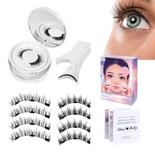 Buerfu Magnetische Wimpern, Magnetisches Wimpernset | Magnetische künstliche Wimpern für Frauen, natürlich aussehend,Magnetische künstliche Wimpern für Dating, Hochzeitsfeier Buerfu Magnetische Wimpern, Magnetisches Wimpernset | Magnetische künstliche Wimpern für Frauen, natürlich aussehend,Magnetische künstliche Wimpern für Dating, Hochzeitsfeier von Buerfu