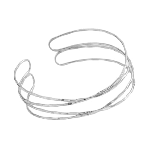 Buerfu Manschettenarmband für Frauen, Armbänder für Damen,Oberarmreif, mehrschichtig, eleganter Manschettenarmreif, Party-Schmuck Buerfu Manschettenarmband für Frauen, Armbänder für Damen,Oberarmreif, mehrschichtig, eleganter Manschettenarmreif, Party-Schmuck von Buerfu