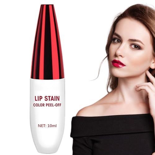 Buerfu Peel Off Lippenfarbe - Wasserdichter Lippenstain,Damen Lipliner Gloss Abziehbar - Nicht Klebende Pflegende Lippen Makeup Lippenstift Buerfu Peel Off Lippenfarbe - Wasserdichter Lippenstain,Damen Lipliner Gloss Abziehbar - Nicht Klebende Pflegende Lippen Makeup Lippenstift von Buerfu