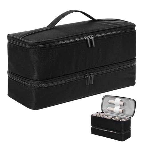 Buerfu Reise-Haartasche,Reisetasche für Haarwerkzeuge | Haar-Reisetasche Haartrockner-Etui - Haar-Air-Wrap-Trockner-Etui, Reise-Tragetasche, staubdichter Haar-Werkzeug-Aufbewahrungs-Organizer für von Buerfu