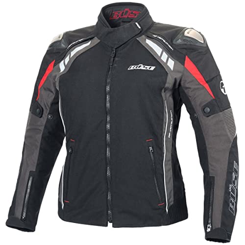 Büse B.Racing Pro Textiljacke Motorradjacke schwarz/anthrazit Damen 44 von Büse