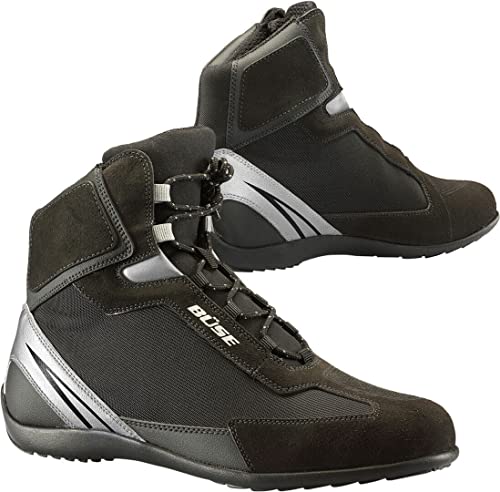 Büse B50 Motorradschuhe (Black/Silver,43) von Büse