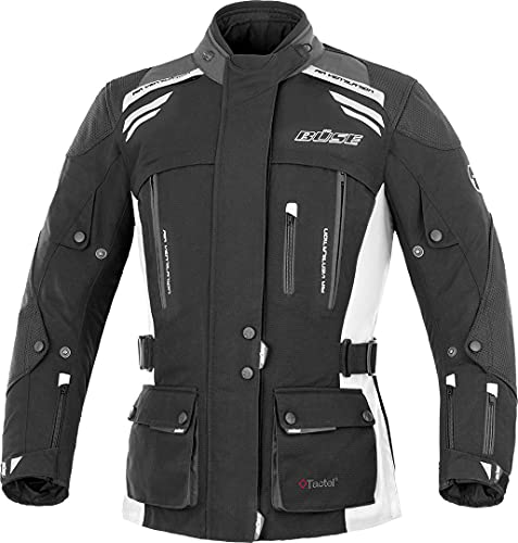 Büse Highland Damen Motorrad Textiljacke 40 Schwarz/Hellgrau von Büse
