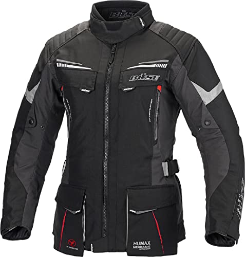 Büse Lago Pro Damen Motorrad Textiljacke (Black,42) von Büse