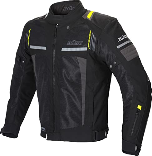 Büse Livorno Meshjacke Motorradjacke schwarz Herren 9XL von Büse